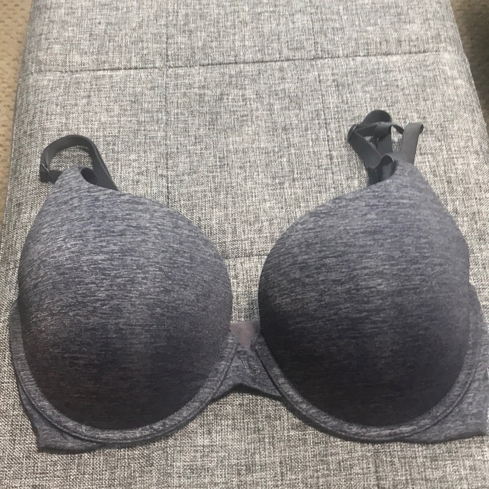 Victoria's Secret Padded Perfect Coverage Blue Heather Bra